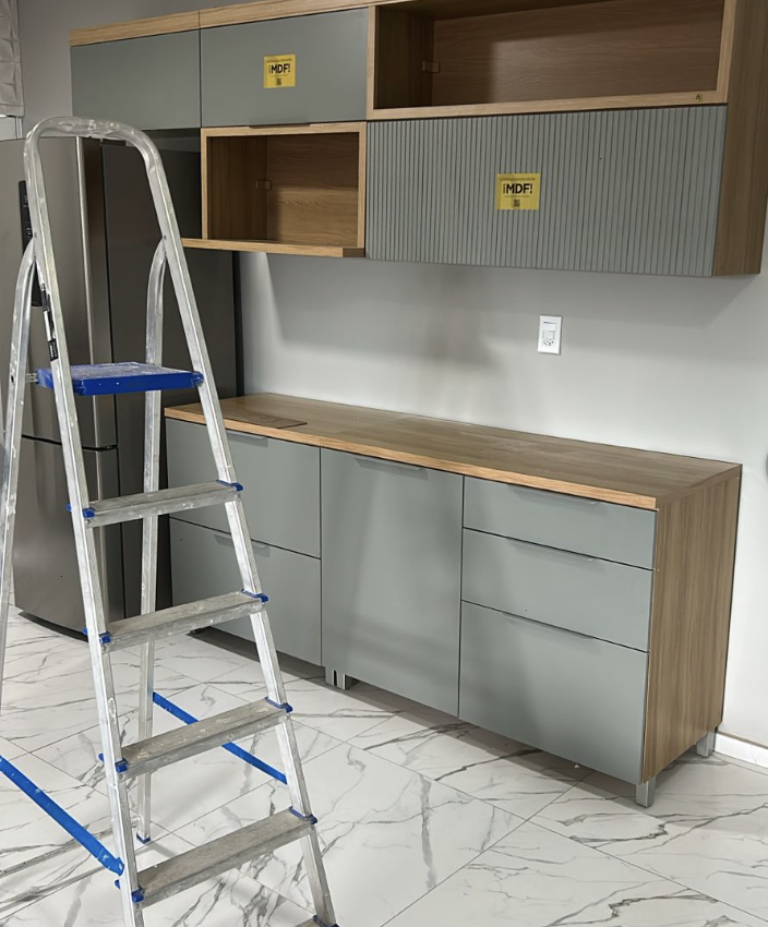 Cozinha Moderna montado pela WM Montagens em São Luís - MA