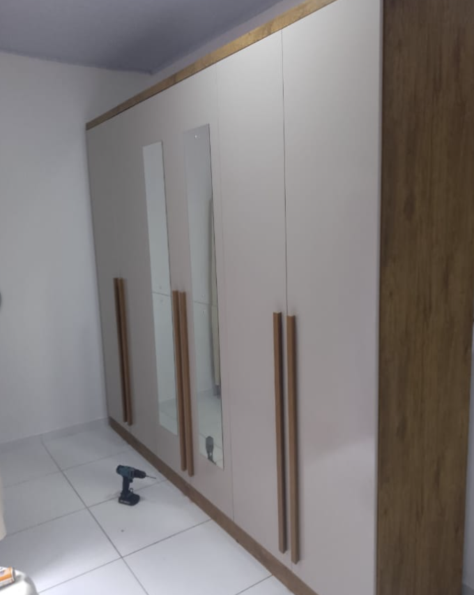 Guarda-roupa Casal montado pela WM Montagens em São Luís - MA