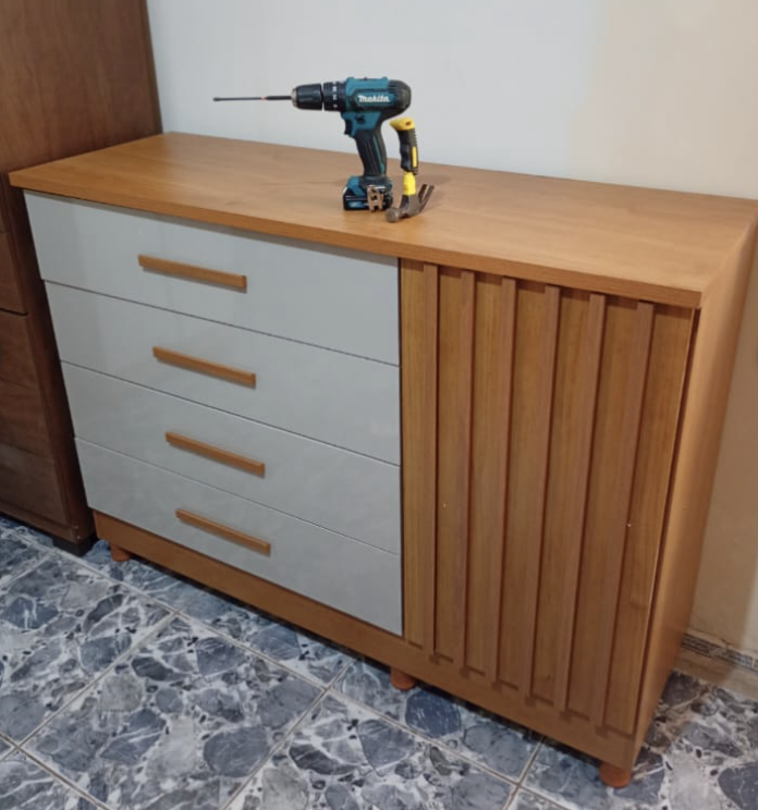 Cômoda Moderna montado pela WM Montagens em São Luís - MA