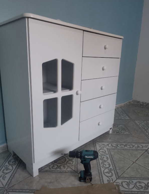 Cômoda Premium montado pela WM Montagens em São Luís - MA