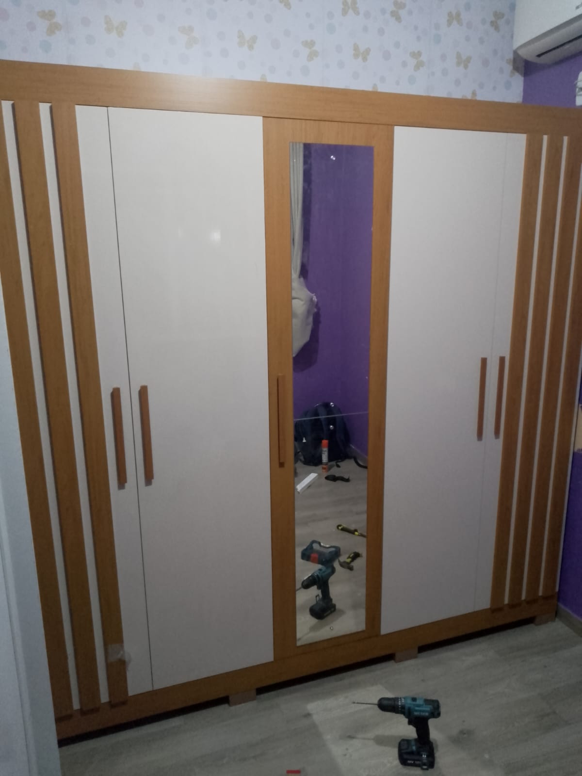 Guarda-roupa montado pela WM Montagens em São Luís - MA